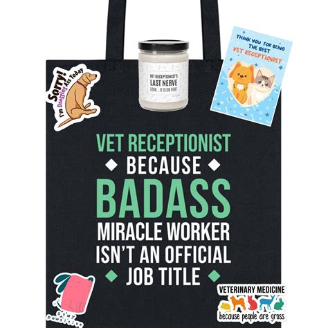 Vet Receptionist Gift Box – I love Veterinary