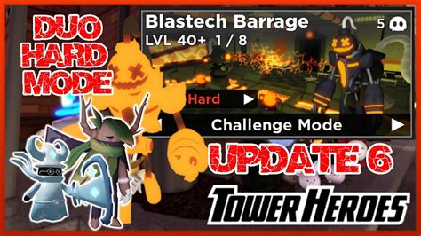 Duo Blastech Barrage Hard Mode Challenge Update 6 Abandoned Alleyway