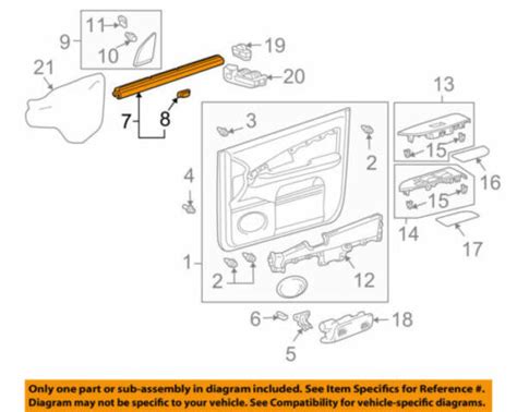 Toyota Weatherstrip Front Door Glass Inner Lh