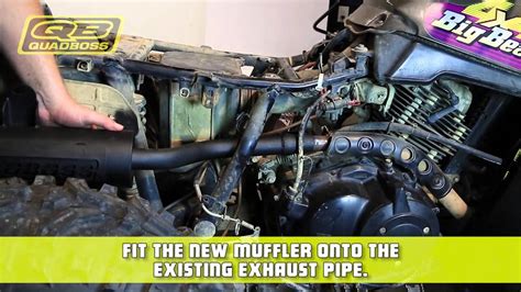 How To Install The Muffler Quadboss Youtube