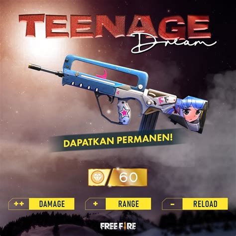 Skin Famas Wibu Free Fire Bikin Doki Doki Saat Nembak Esportsku