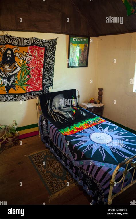 Interior Of Bob Marleys Bedroom Mount Zion Bob Marley Mausoleum 9