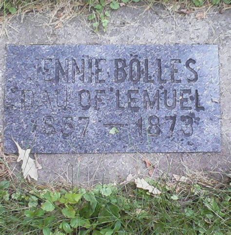 Jennie Bolles M Morial Find A Grave