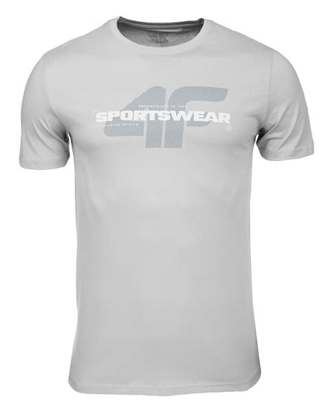 4F Koszulka męska tshirt sportowy bawełna r M 12652351105 Allegro pl