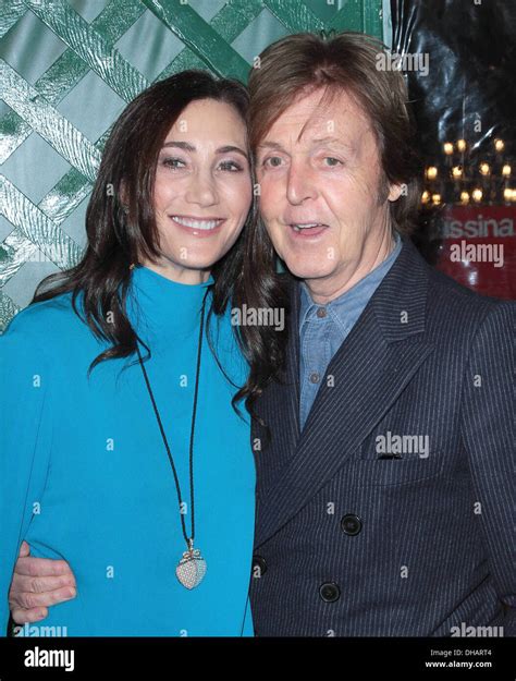 Paul McCartney and his wife Nancy Shevell Sir Paul McCartney holds a ...