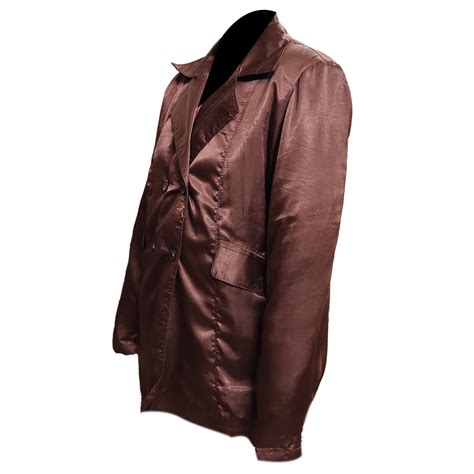 M3gan Film 2023 Amie Donald M3gan Brown Satin Coat