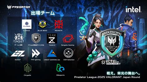 エイサー、「Predator League 2025」日本公式予選出場チームを発表 | マイナビニュース