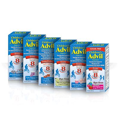 Advil Dosage Charts for Infants and Children