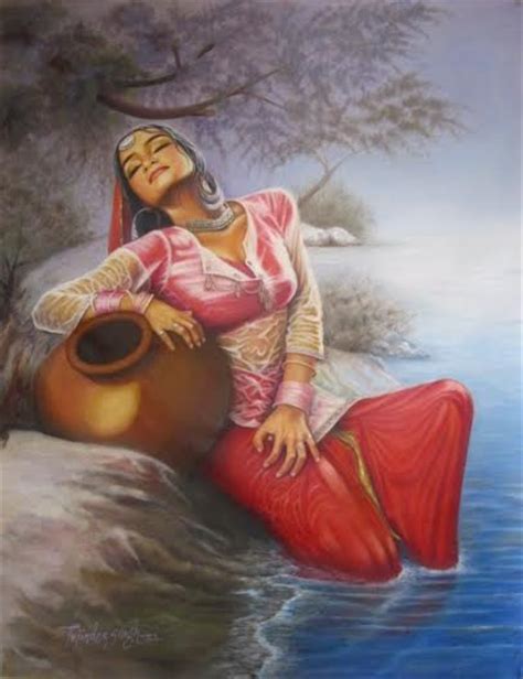 painting of sohni mahiwal at Best Prices - Shopclues Online Shopping Store