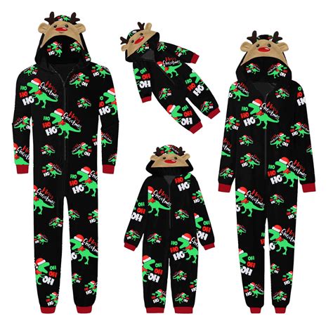 Fiomva Matching Christmas Pajamas for Family, Vacation Cute Print One