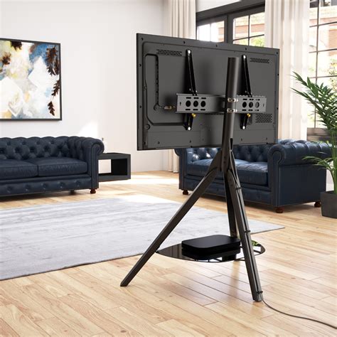 Fsl1000hoxbb Hoxton Tripod Tv Stand In Black Avf Premium