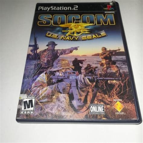 Socom U S Navy Seals Playstation Ps Black Label Game Complete W