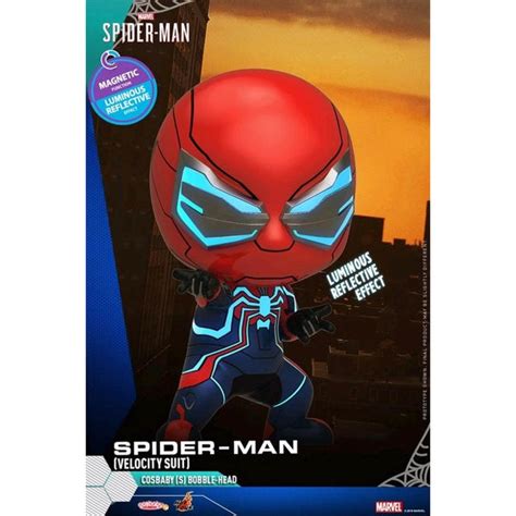 Hot Toys Cosbaby Marvel S Spider Man PS4 Spider Man Velocity Suit
