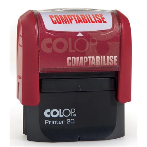 Colop Tampon Avec Texte Printer Comptabilise