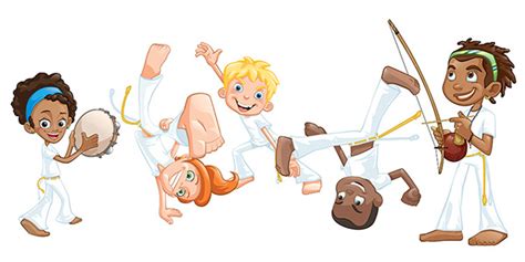 Capoeira characters on Behance