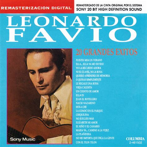 Leonardo Favio Grandes Exitos Cd Discogs