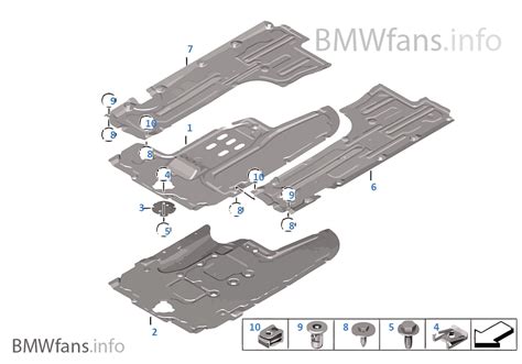 Underbody Cover Front Bmw 5 F07 Gt Lci 535i N55 Usa