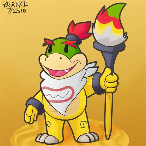 A Cute Artist Bowser Jr Fanart By Yeroctoze On Deviantart