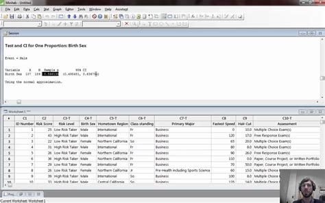 Confidence Intervals In Minitab YouTube