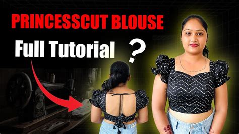 Size Princess Cut Blouse Cutting And Stitching Part Blouse