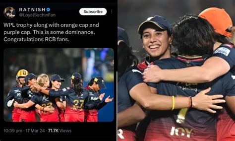 Twitter Reactions Fans Erupt In Joy As Rcb Women Clinch Wpl Trophy