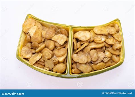 Roasted And Salted Fava Beans Stock Photo Image Of Snack Bean 214982230