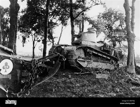 Francese Renault Ft Serbatoio La Prima Guerra Mondiale Circa