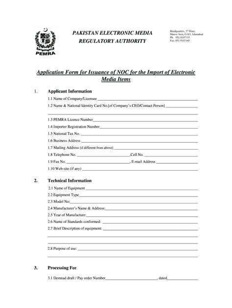 Noc Application Form Fill Out And Sign Online Dochub