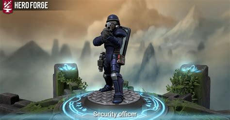 Security Officer Made With Hero Forge