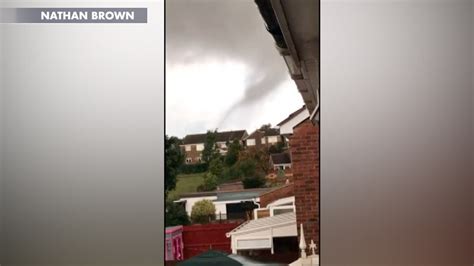 Suspected rare tornado in England whirls across town | Fox News