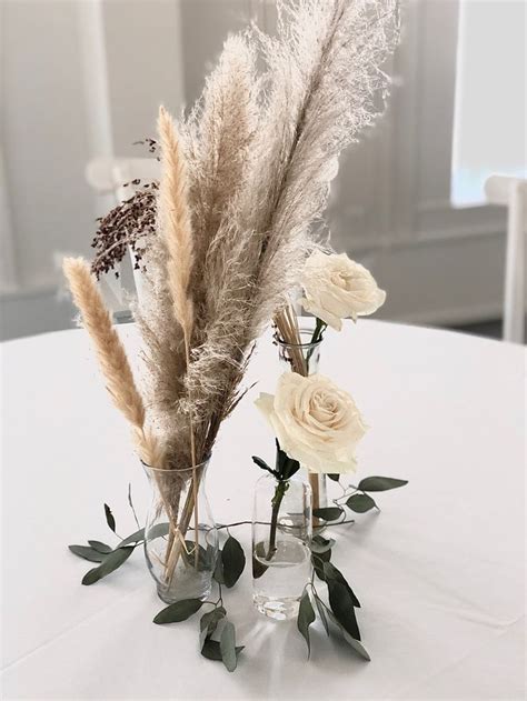 Pampas Grass Centerpiece Bud Vase Ideas Alabama Eden Grass Centerpiece Pampas Grass Diy