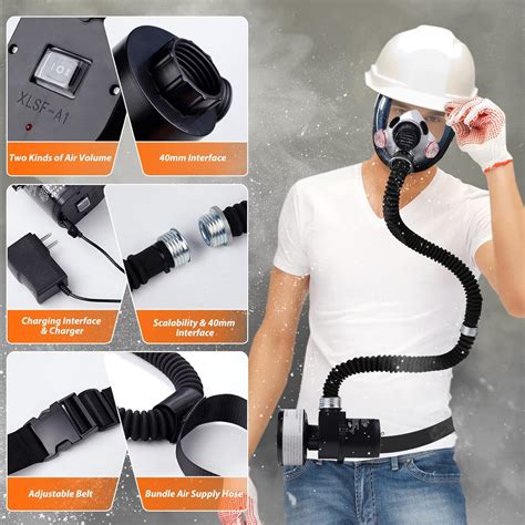 Buy HANUU Reusable PAPR Respirator, Portable PAPR Respirator System