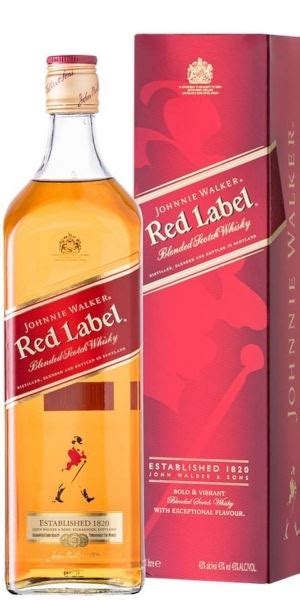 Whisky Johnnie Walker Red Label X Ml Dlp Distribuidora