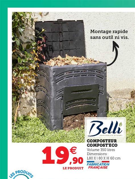 Promo Composteur Compost Exo Belli Chez U Express ICatalogue Fr