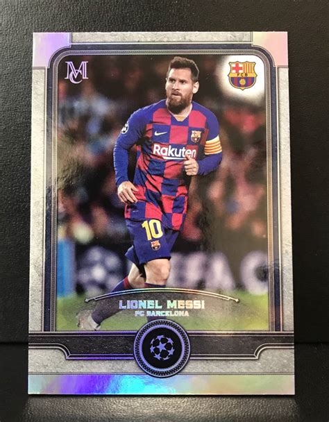 Lionel Messi Topps Museum Collection Uefa Champions League Base