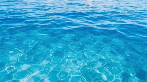 Blue Water Surface A Captivating Background Or Texture Water Texture