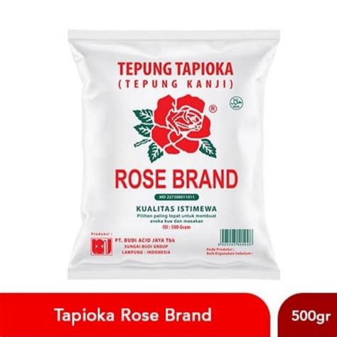 Jual Tepung Tapioka Rose Brand 500 Gr Bal Dus Isi 20 Bungkus 10kg