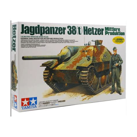 Tamiya Jagdpanzer T Hetzer Mid Prod Tank Military Model Kit