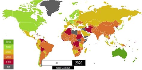 Índice De Libertad Económica 2020 Argentina Otra Vez Ubicada Entre Los