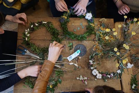 Atelier Couronne de Fleurs Séchées My Presqu île