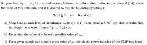 Solved Suppose That X1 Xn Form A Random Sample From The Chegg