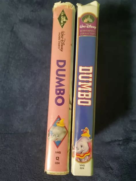 WALT DISNEY DUMBO Vhs 024 Édition Diamant Noir Et Collection Chef D