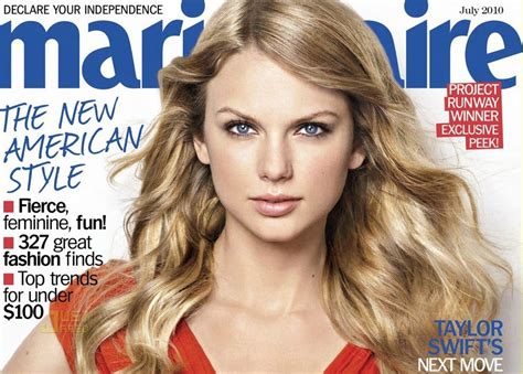 TeenCelebBuzz: Taylor Swift Covers Marie Claire Magazine