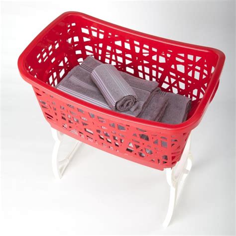 Panier Linge Avec Pieds Verticaux L Coloris Al Atoire