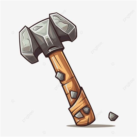 Gambar Kartun Clipart Palu Dan Paku Dari Palu Tua Dengan Cakar Dan ...