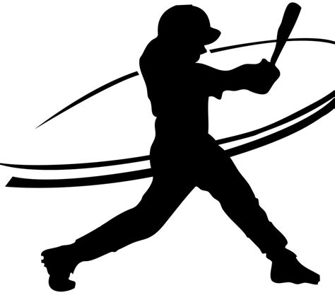 Baseball Batter Silhouette at GetDrawings | Free download