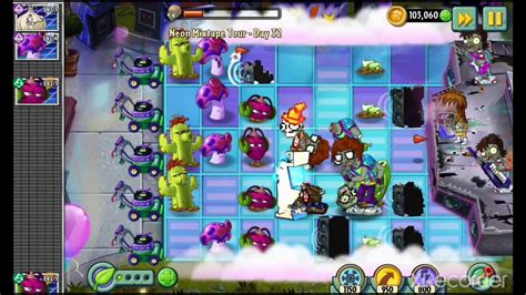 Plants Vs Zombies 2 Neon Mixtape Tour Boss Zombot Multi Stage Masher Youtube