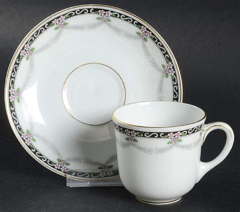 Bellevue Flat Demitasse Cup Saucer Set By Epiag Replacements Ltd