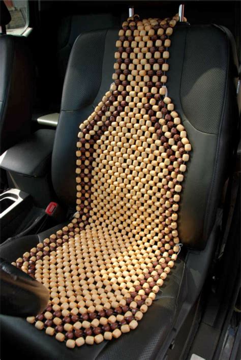 Wooden Bead Car Van Taxi Front Seat Cover Cushion Classic Beaded Design Ebay