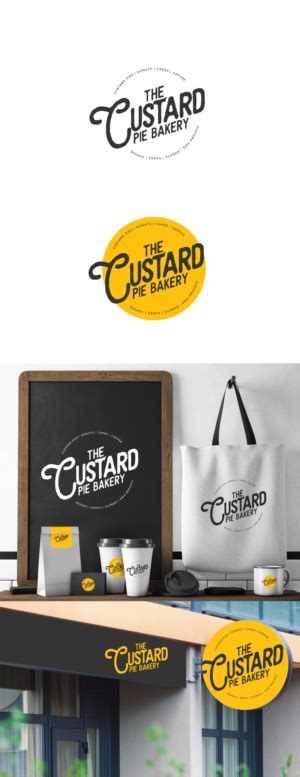 Pie Bakery Cookie Bakery Coconut Custard Custard Pie Modern Logo